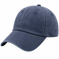 Baseballcap Einheitsgröße dunkelblau mit gebogenem Schirm