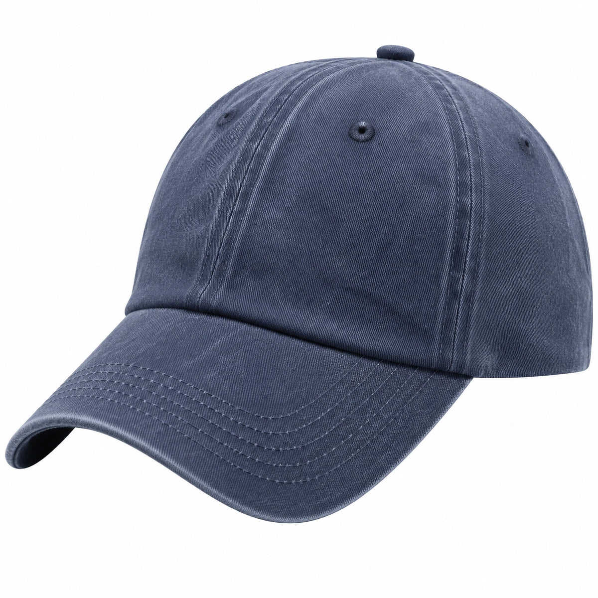 Baseballcap Einheitsgröße dunkelblau mit gebogenem Schirm