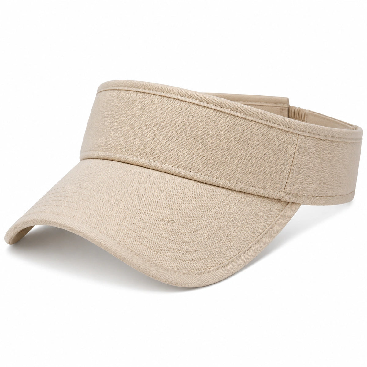 Sonnenblende Einheitsgröße Textil Beige verstellbar